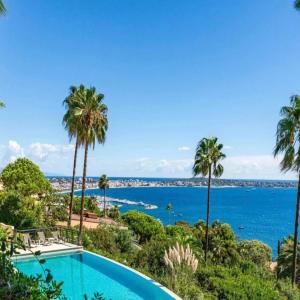 Super Cannes - 3 pièces vue mer - résidence avec piscine, tennis