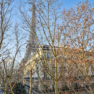 Gros Caillou - Vue Tour Eiffel