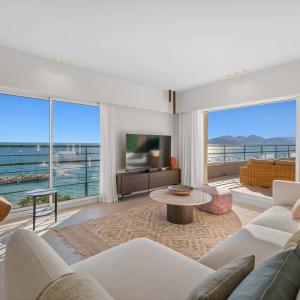 Cannes Plages du Midi - Penthouse 4 pièces vue mer à vendre