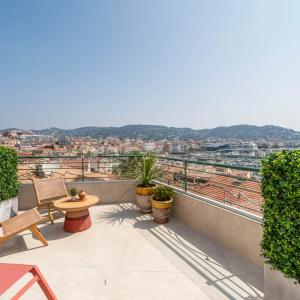 Cannes Plages du Midi - Penthouse 4 pièces vue mer à vendre