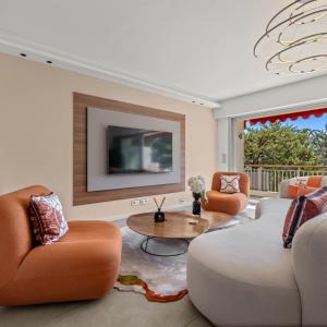 Cannes Petit Juas Appartement 3 pièces rénové vue mer à vendre