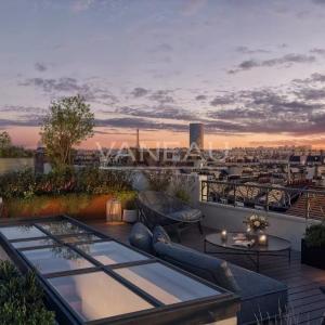 Levallois-Perret - Appartement  en dernier étage avec terrasses