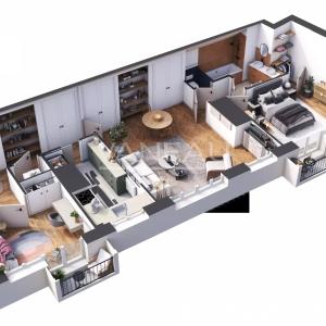 Paris VIIe - Champ de Mars / Quai Branly - 3 Pièces Dernier étag