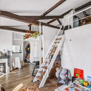 Paris XI - Belleville - Style Loft - Dernier étage - Vue dégagée