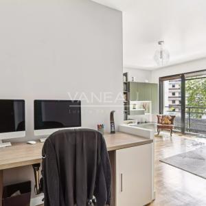 Deux pièces avec balcon exposé sud - immeuble moderne