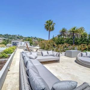 Cannes Croix des Gardes : Magnifique Villa avec vue mer panorami