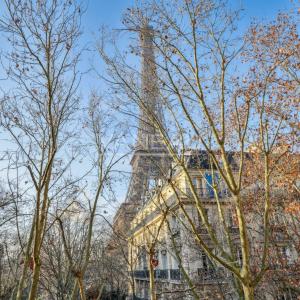 Gros Caillou - Vue Tour Eiffel