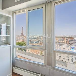 Paris XVe - Cambronne - Dernier étage avec vue monuments