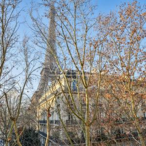Gros Caillou - Vue Tour Eiffel