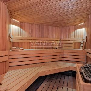 Montgomery: magnifique maison d'architecte, terrasses et sauna