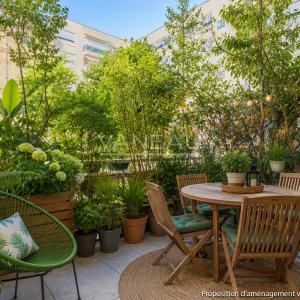 Paris XV - Cambronne : Appartement quatre pièces avec terrasse et balcon