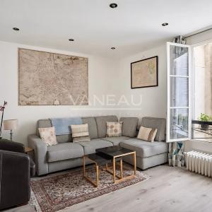 Appartement familial lumineux traversant cour et jardin -