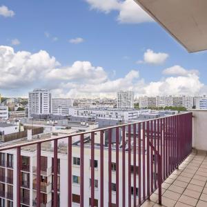 Paris 13ème, 3 pièces balcon sans vis-à-vis