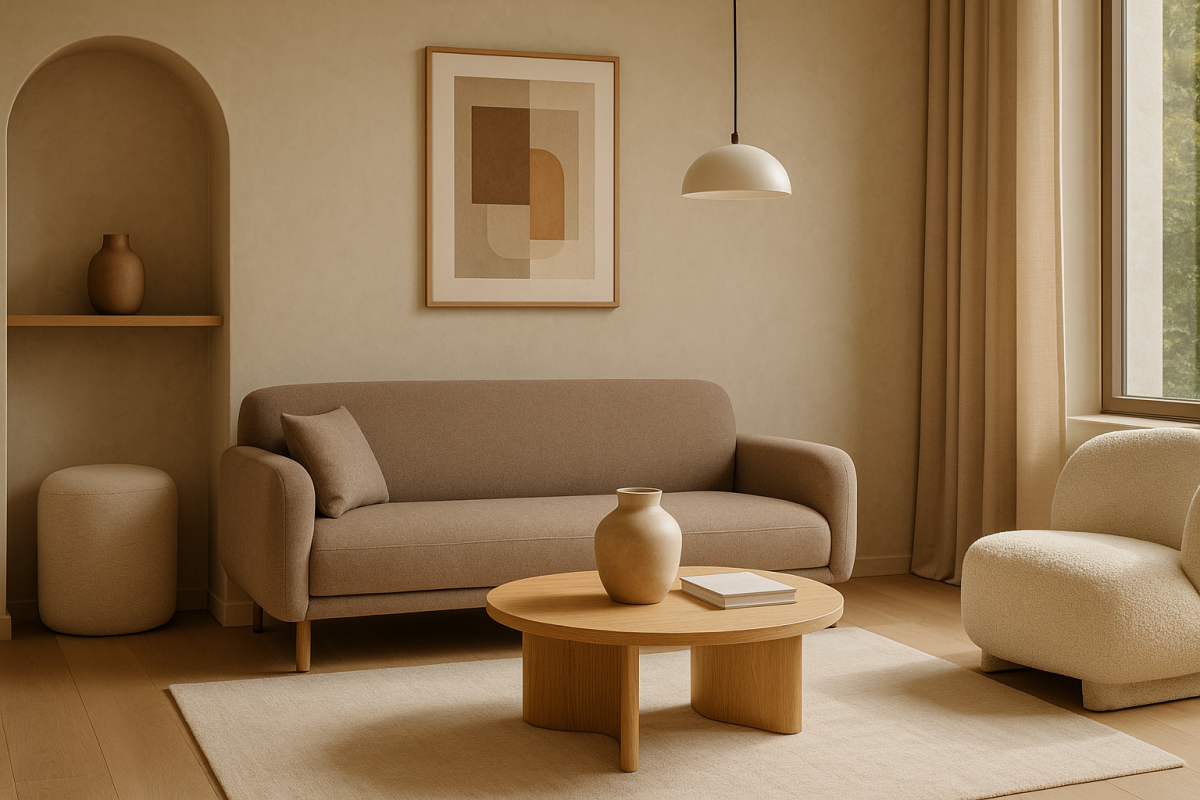 architecture d’intérieur et bien-être dans un intérieur apaisant et épuré