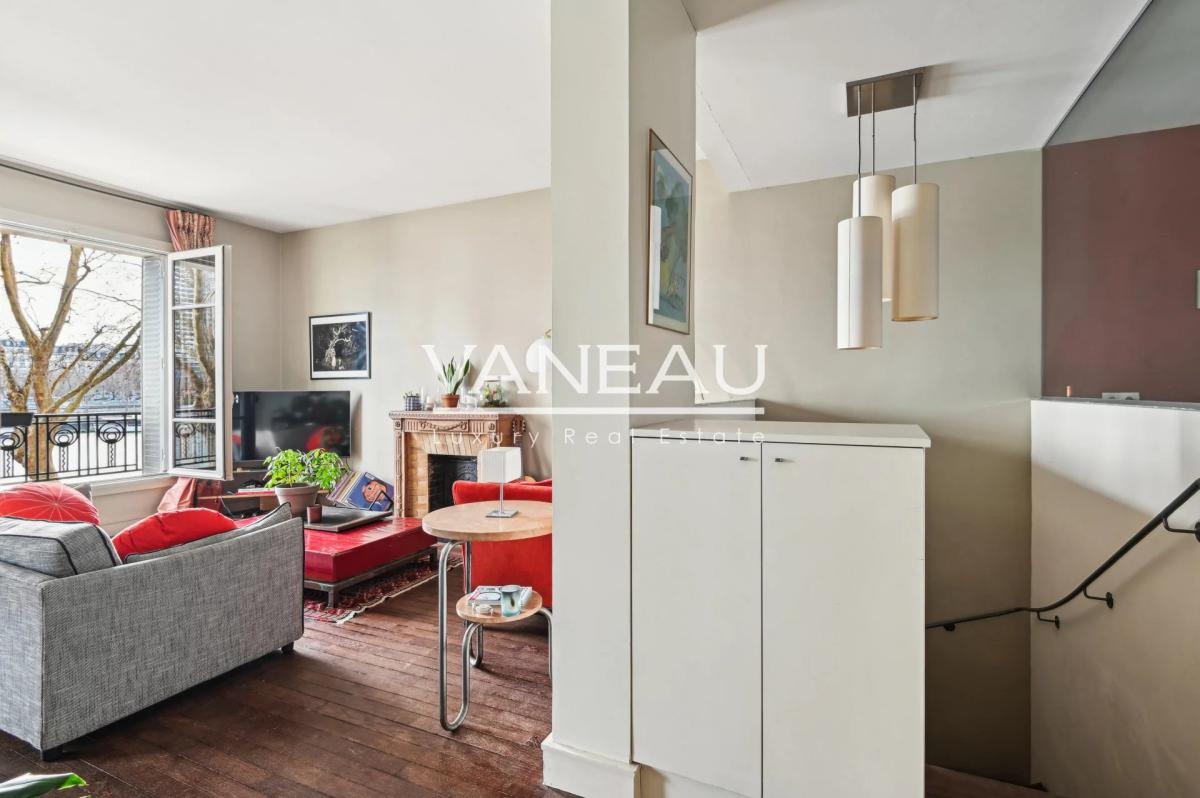 PARIS - XVIe - Beau duplex familial avec une vue imprenables sur