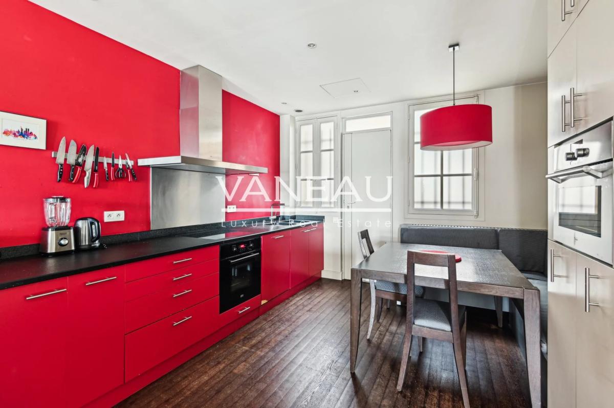 PARIS - XVIe - Beau duplex familial avec une vue imprenables sur