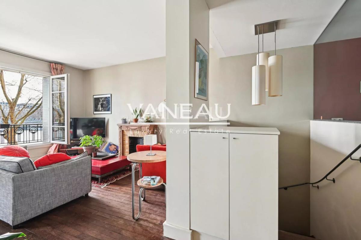 PARIS - XVIe - Beau duplex familial avec une vue imprenables sur
