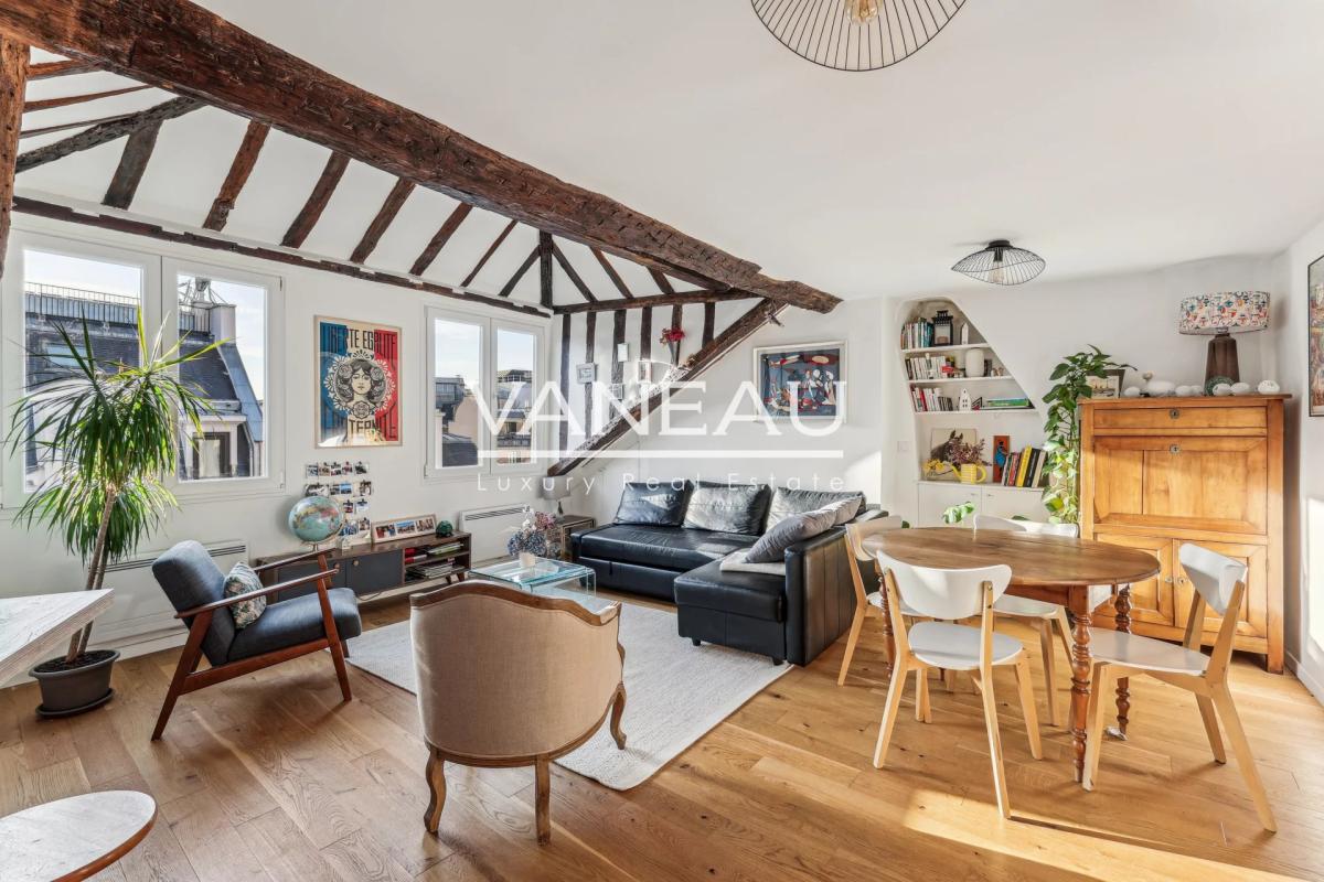 Paris IIe - Appartement de 3 pièces en parfait état - Vue dégagé