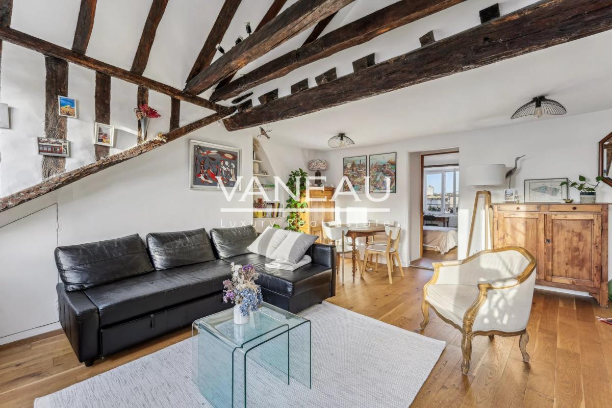 Paris IIe - Appartement de 3 pièces en parfait état - Vue dégagé
