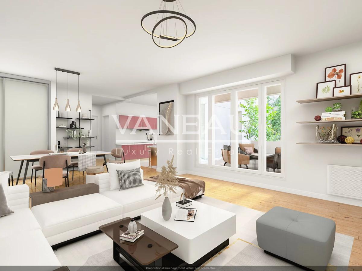 Boulogne Nord - Appartement avec jardin - Deux chambres.