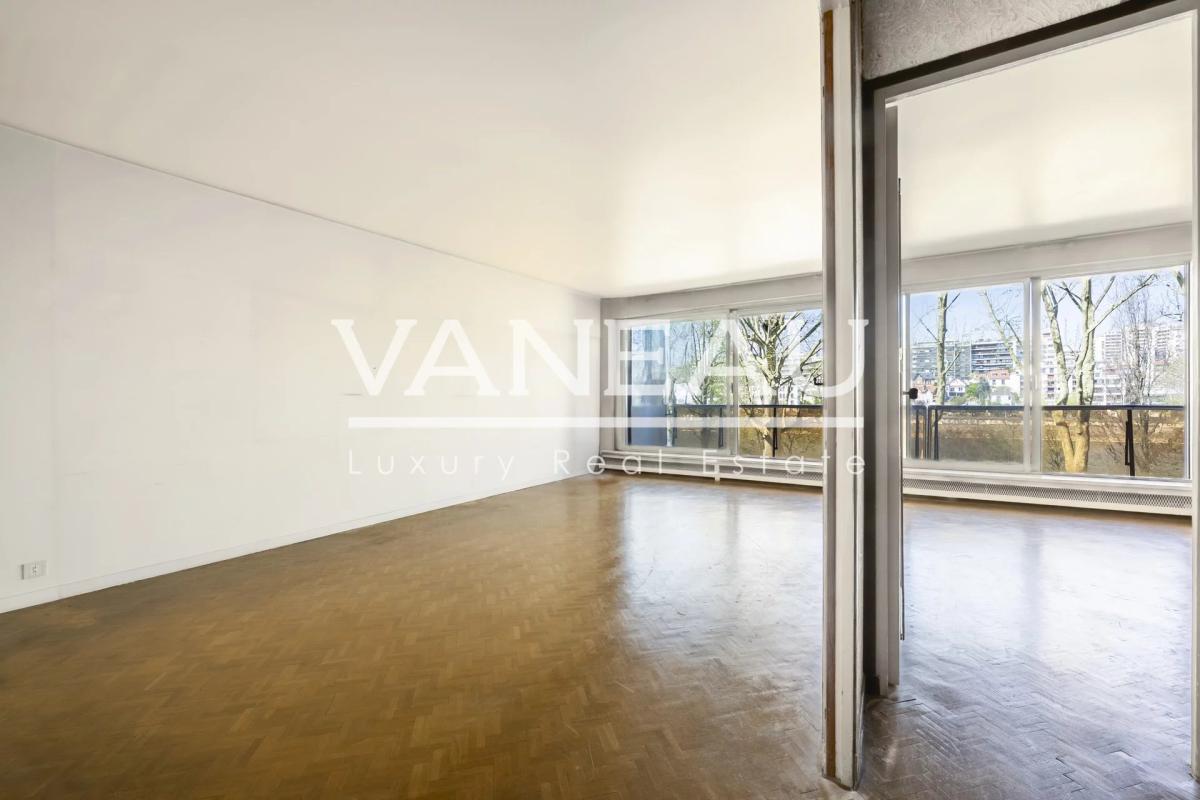 Neuilly / Île de la Jatte - Appartement familial - Vue dégagée