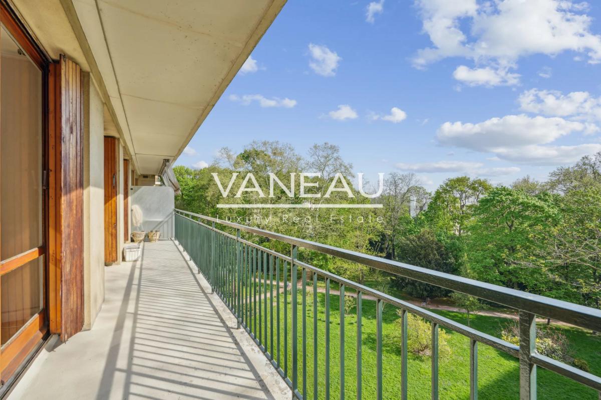 antony - étage élevé - terrasse- vue parc