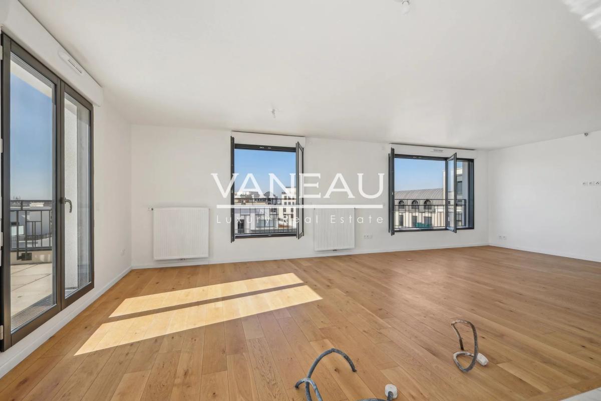 Appartement avec terrasses au dernier étage