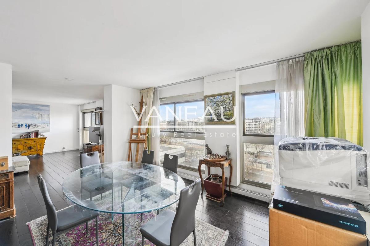 Paris XVe Vue Seine - Mirabeau Javel -