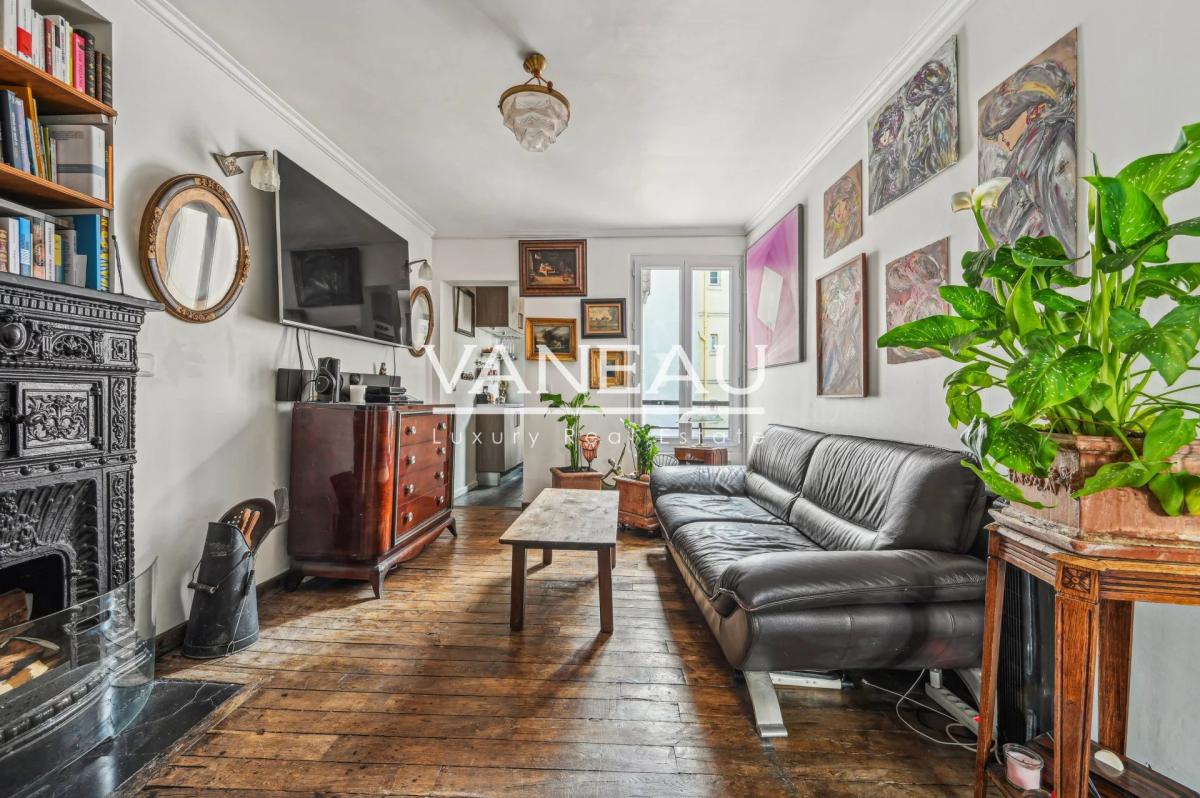 Paris XVe - Appartement 3 pièces - Charme de l'ancien