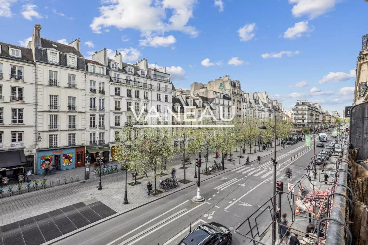 Paris IVème - SAINT-PAUL - Balcon - Vue dégagée lumière et poten