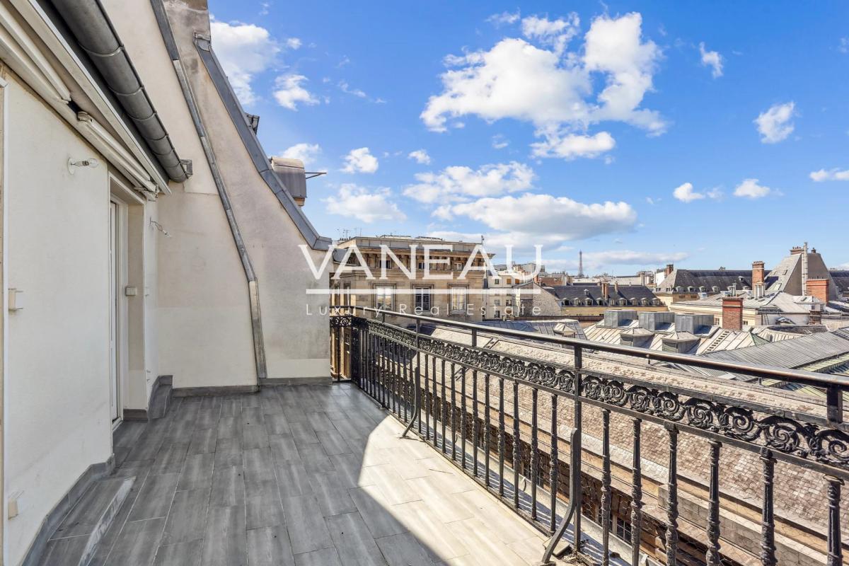 2 pièces terrasse Monnaie