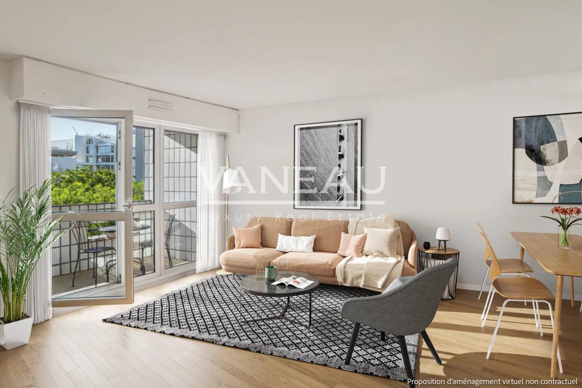 Mirabeau/Javel - 4 pièces avec balcon, 3 chambres