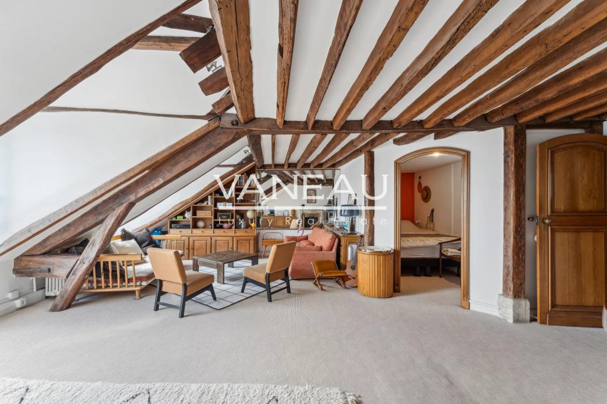Paris IV- Ile Saint-Louis- Charmant appartement de 64m² avec vue