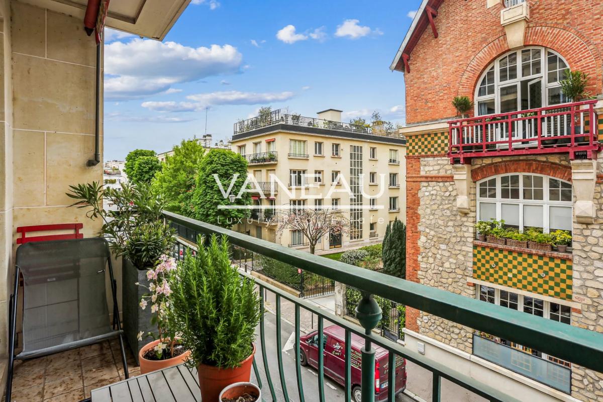 Quartier Auteuil, proche du Bois de Boulogne