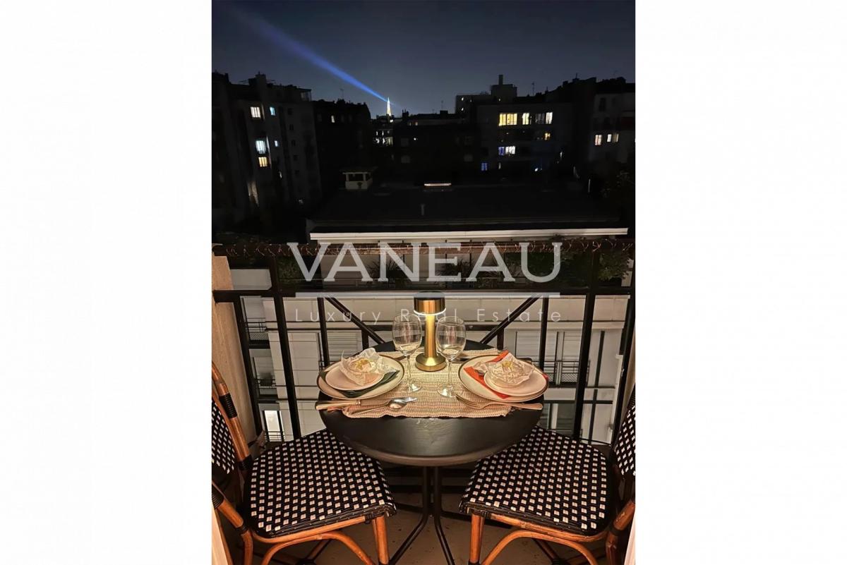 Boulogne Nord - luxueux trois pièces au dernier étage, balcons, 