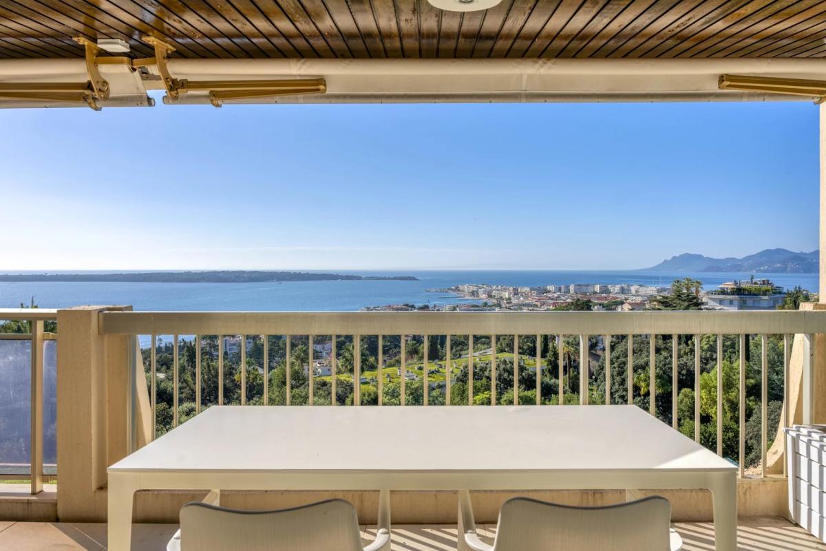 Appartement 4 pièces vue mer à vendre - Cannes Californie