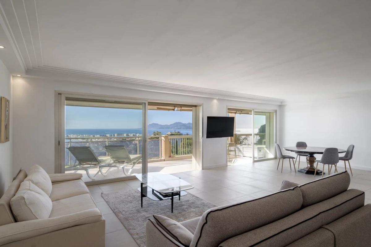 Appartement 4 pièces vue mer à vendre - Cannes Californie