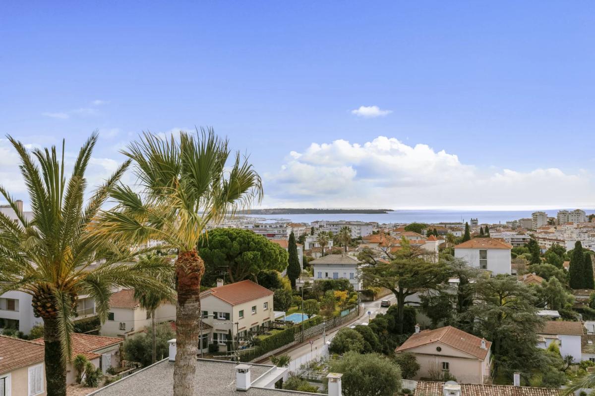 Cannes Petit Juas - Appartement 4 pièces vue mer à vendre