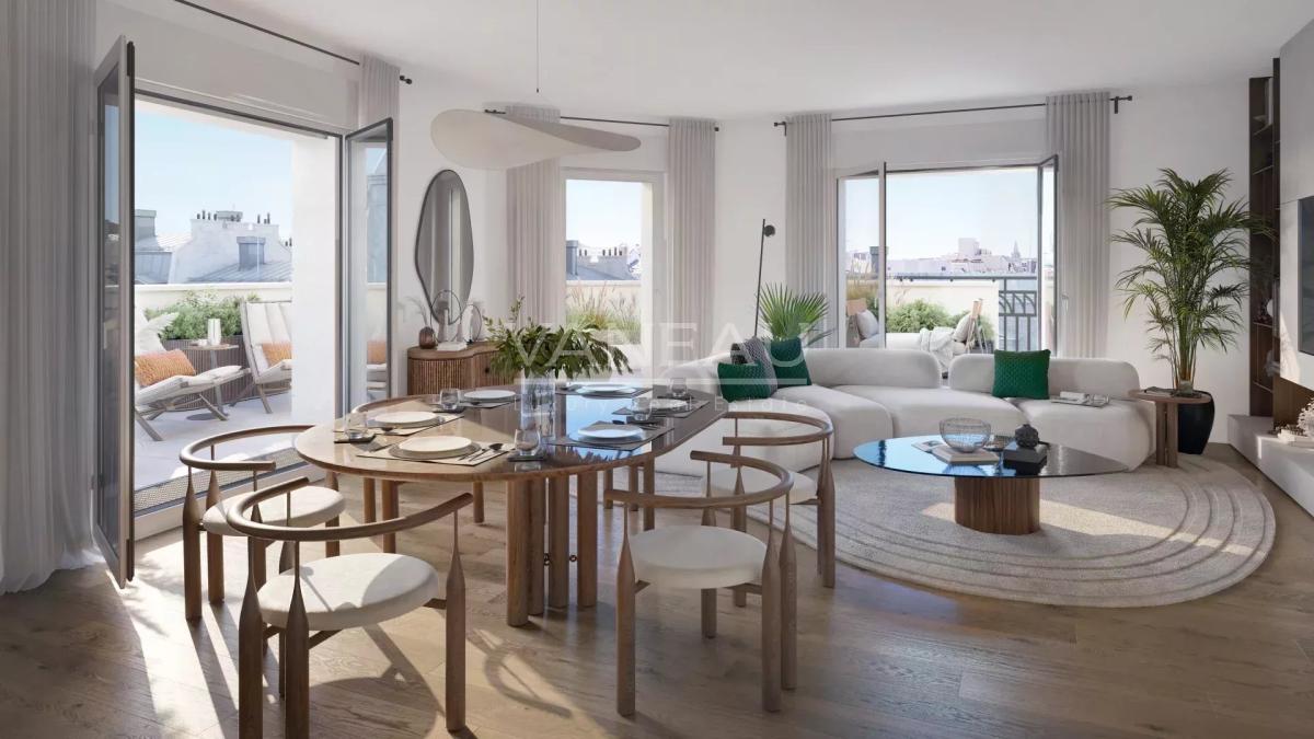 Levallois-Perret - Appartement  en dernier étage avec terrasses