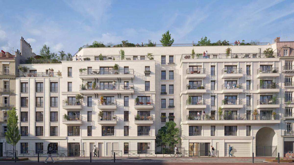 Levallois-Perret - Appartement  en dernier étage avec terrasses