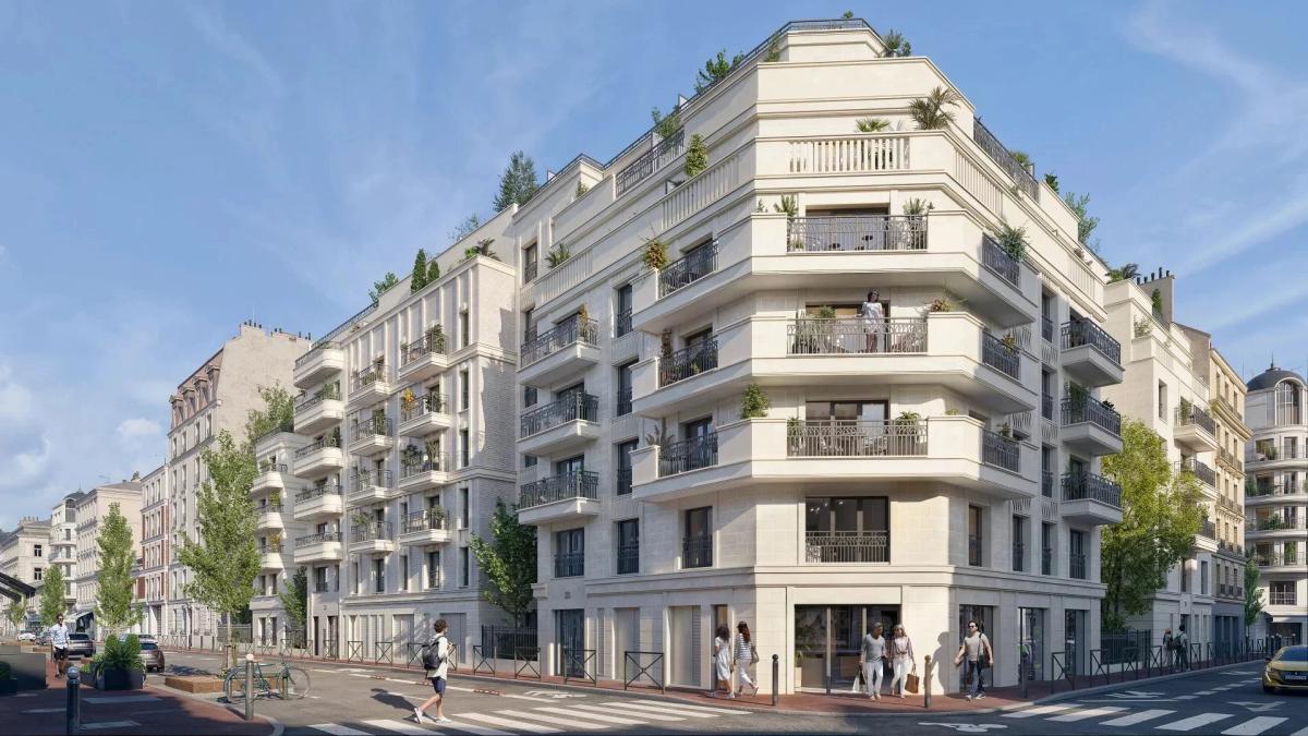 Levallois-Perret - Studio 4e étage avec balcon