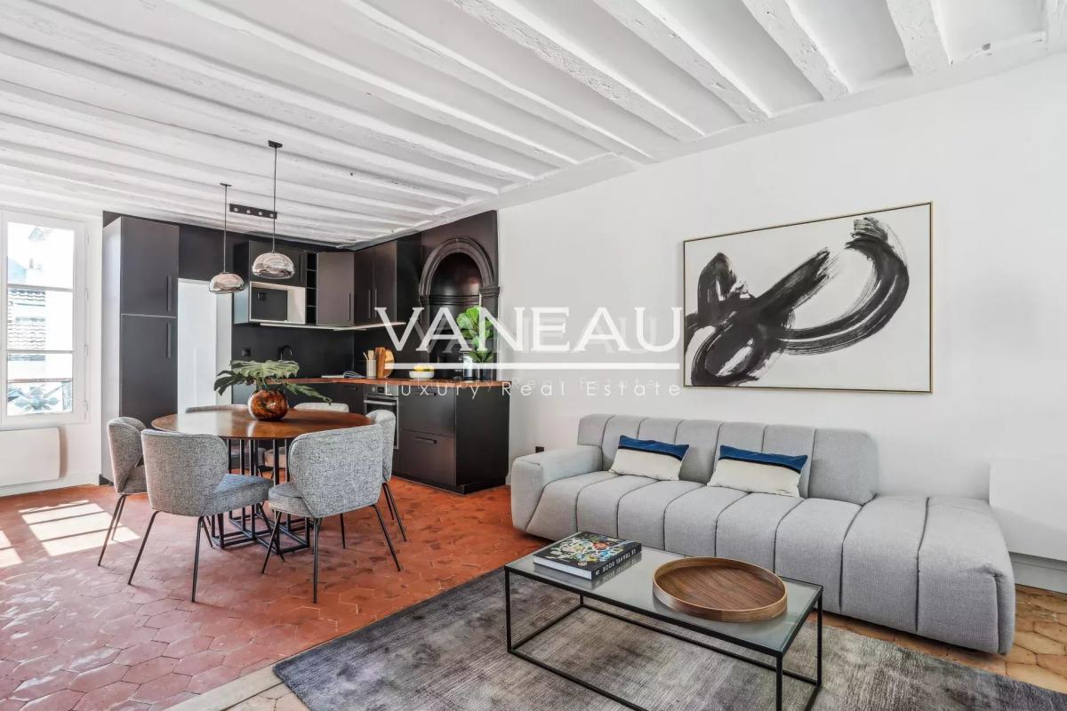 Paris IVe - Saint-Paul - Appartement de charme refait à neuf