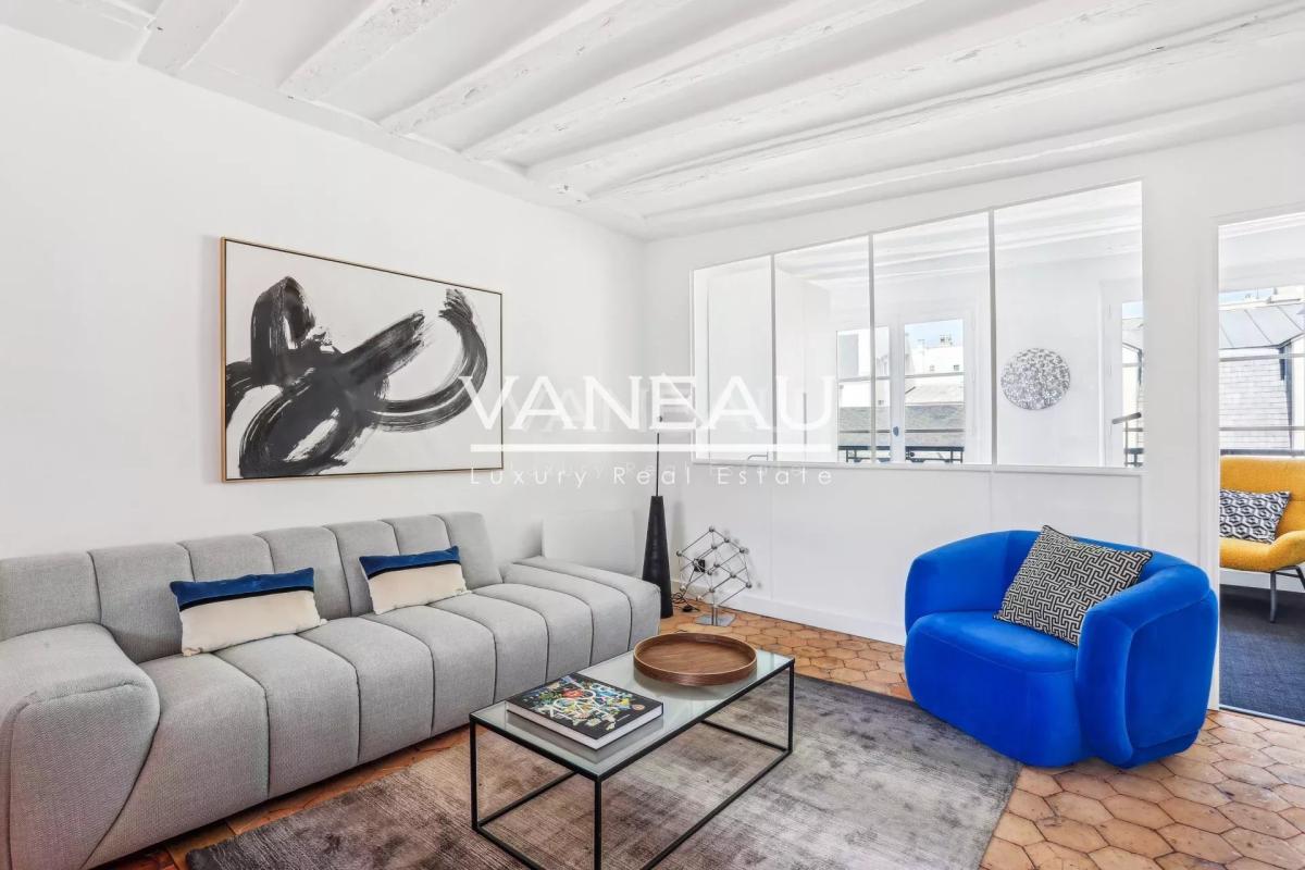 Paris IVe - Saint-Paul - Appartement de charme refait à neuf