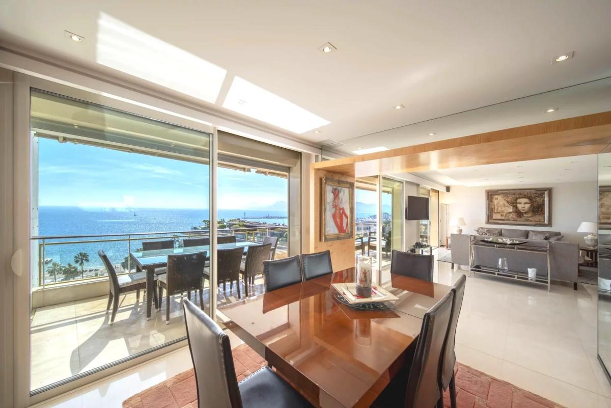 Cannes Croisette Appartement d'exception vue mer à vendre