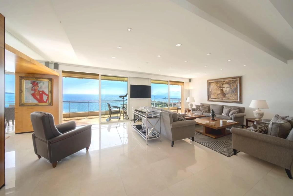 Cannes Croisette Appartement d'exception vue mer à vendre