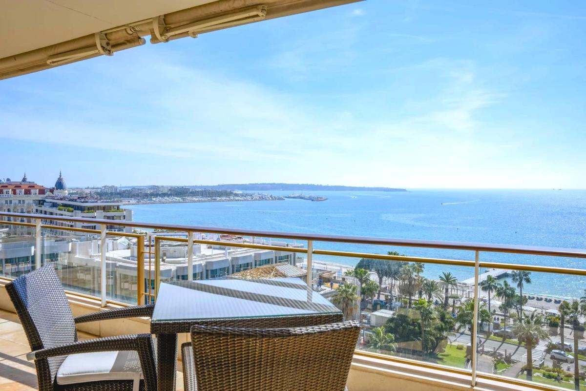 Cannes Croisette Appartement d'exception vue mer à vendre