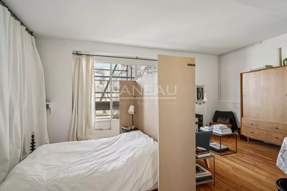Paris XIVe - studio lumineux avec balcon et vue dégagée