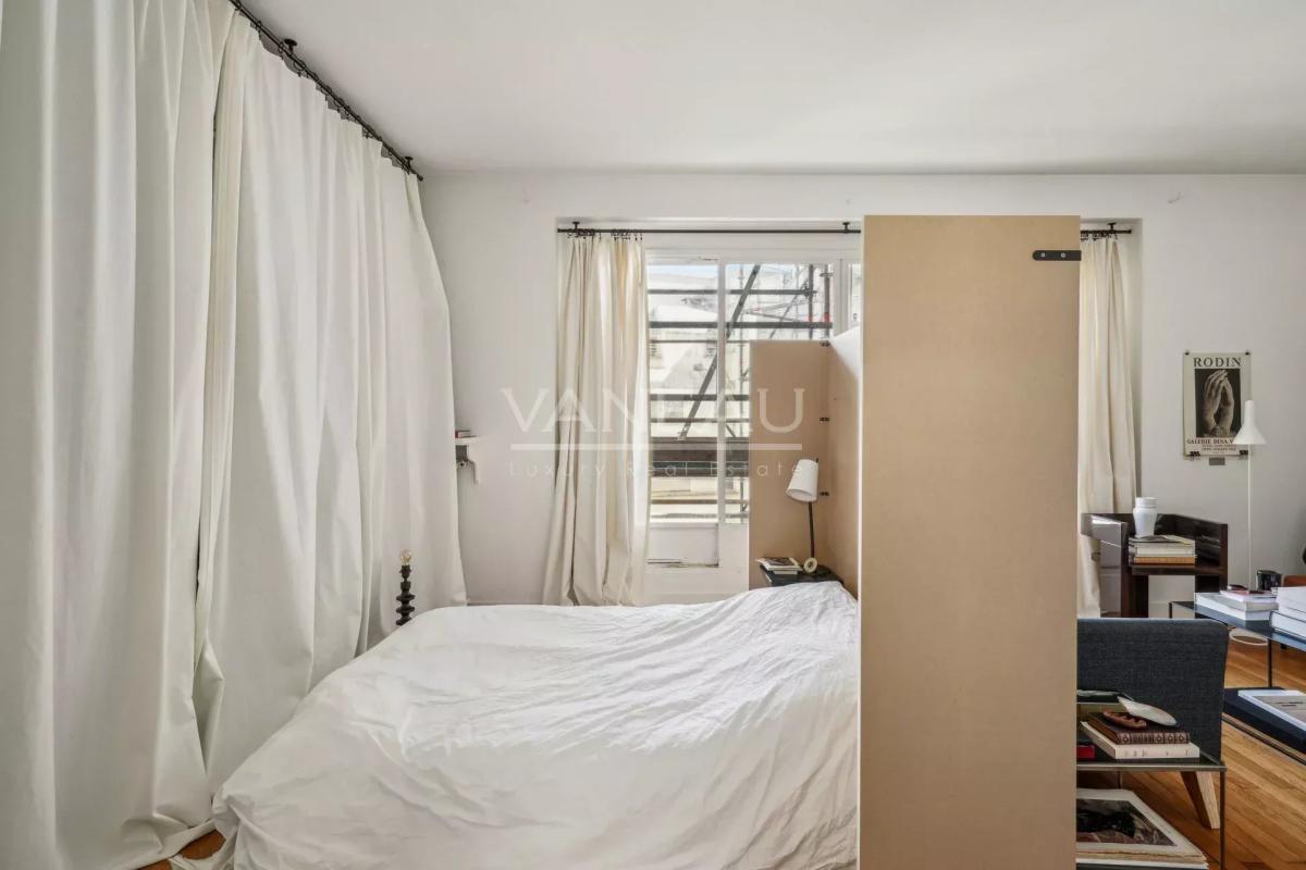 Paris XIVe - studio lumineux avec balcon et vue dégagée