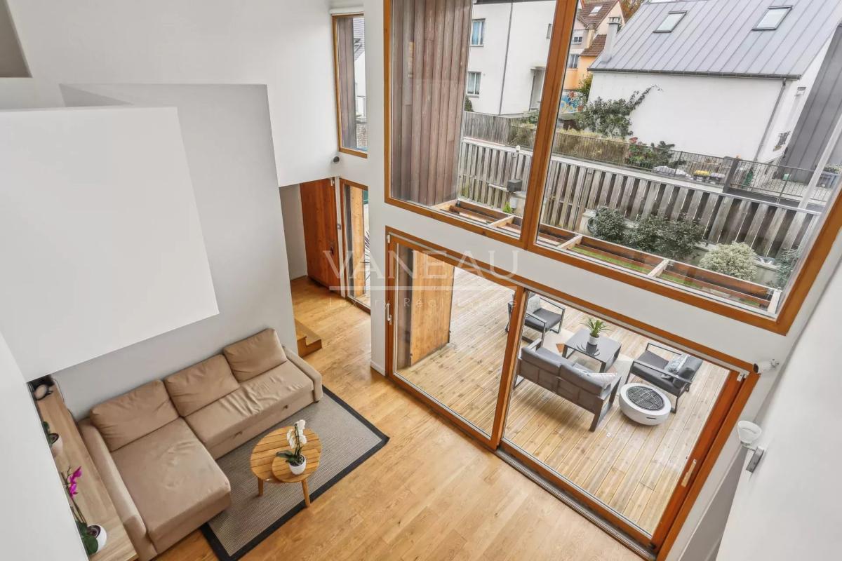 Sèvres - Maison d'architecte bioclimatique R+1 de 130 m² avec ja