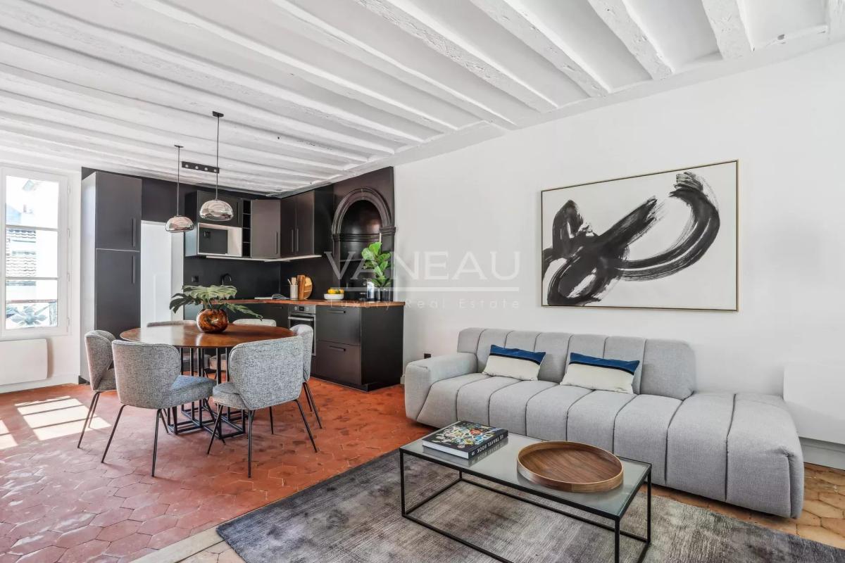 Paris IVe - Saint-Paul - Appartement de charme refait à neuf